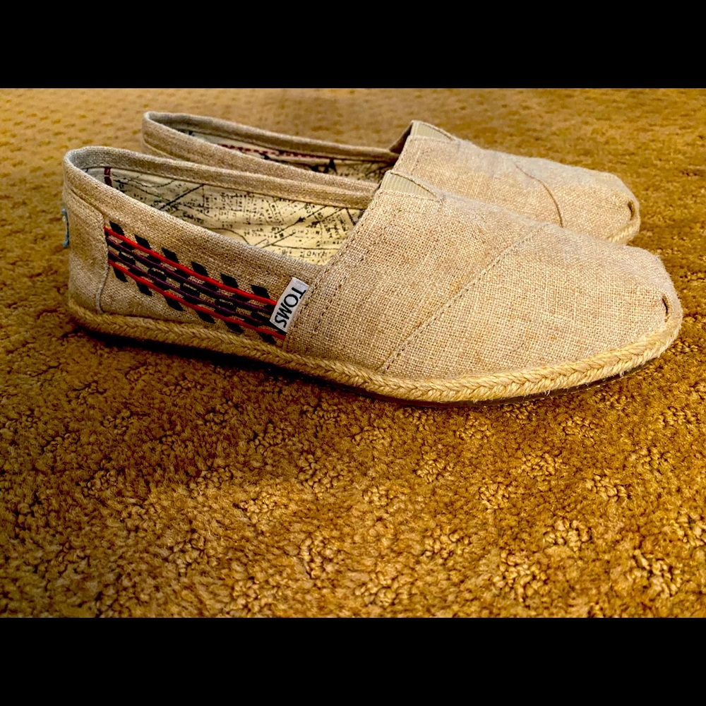 Toms slip-ons. Only worn a few times.